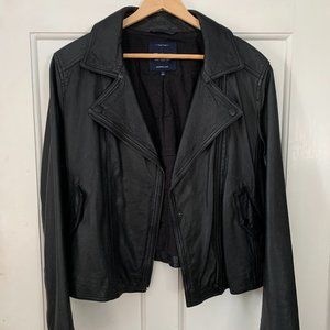 Madewell Perfect Leather Moto Jacket Size Large